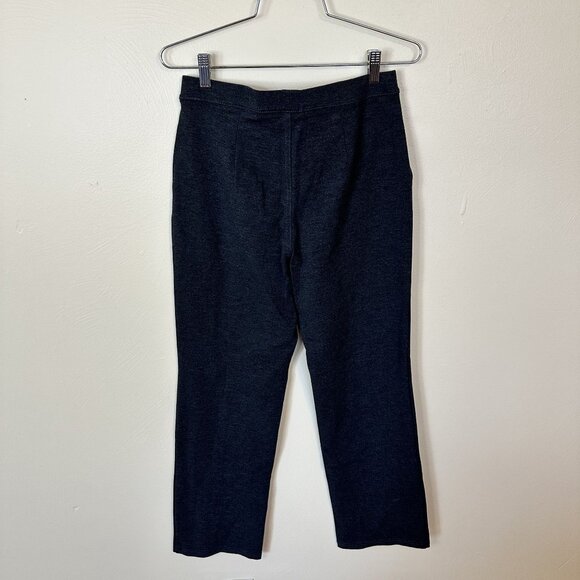 Erika Womens Charcoal Gray Pants Small Career Business Slacks Stretch Pockets - Picture 3 of 9